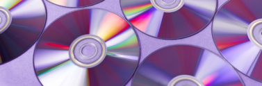 compact-discs-lying-on-table