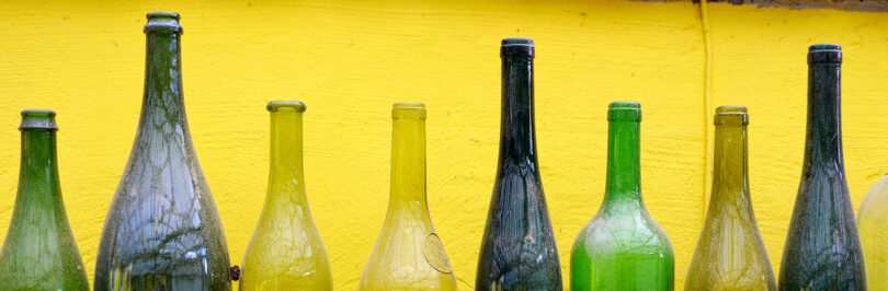 wine bottles