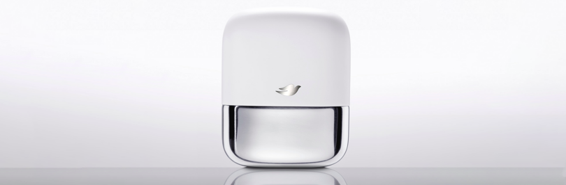 Dove refillable deodorant on a white background