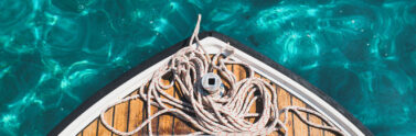 fishing rope on boat